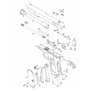 Pistolet Husqvarna M1907